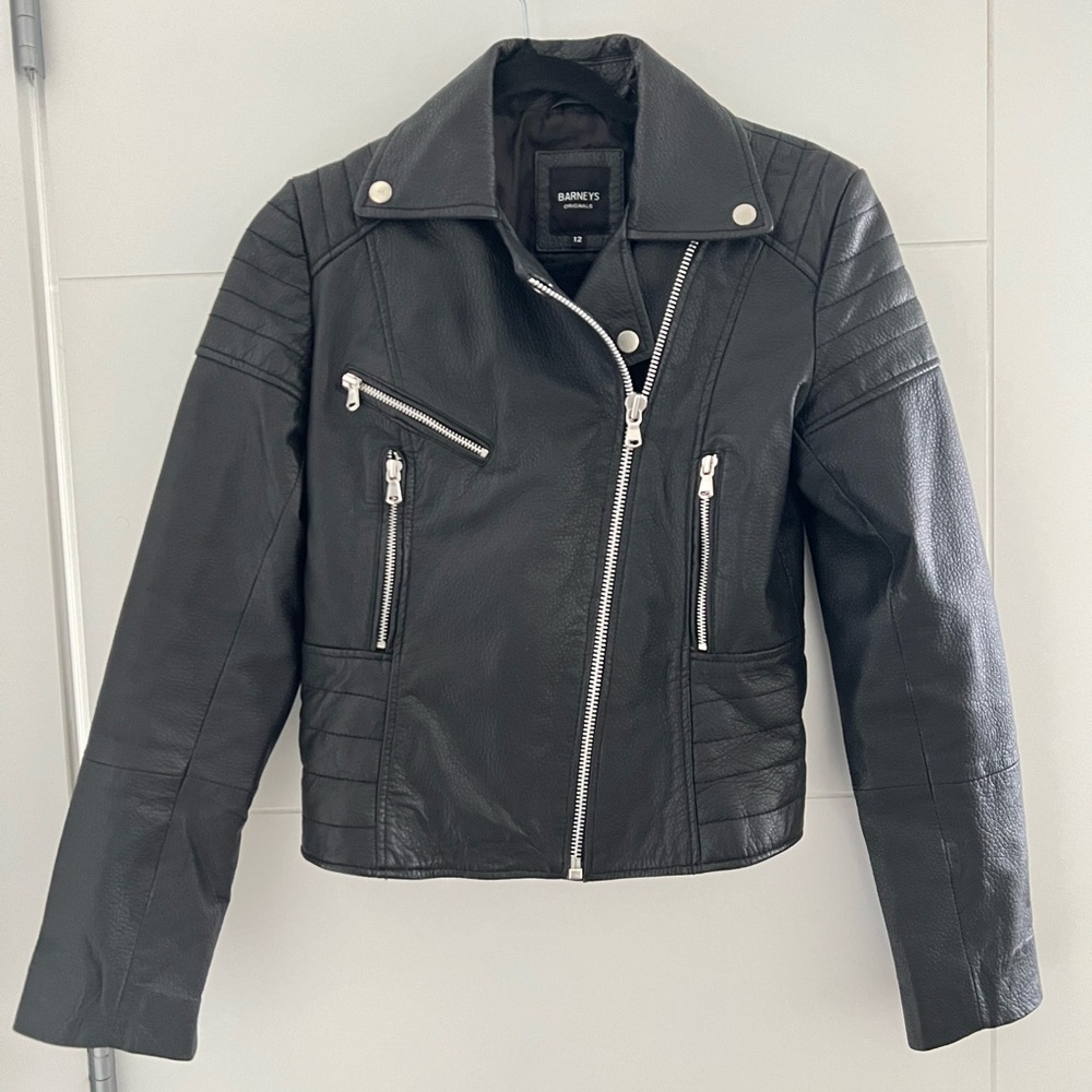 Barney’s Original leather jacket